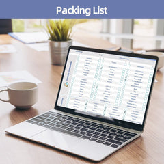 Travel Packing List Template,Printable PDF Checklist Planner , Cruise, Vacation, Family, EDITABLE Packing Checklist A4 A5 US Letter Bagail