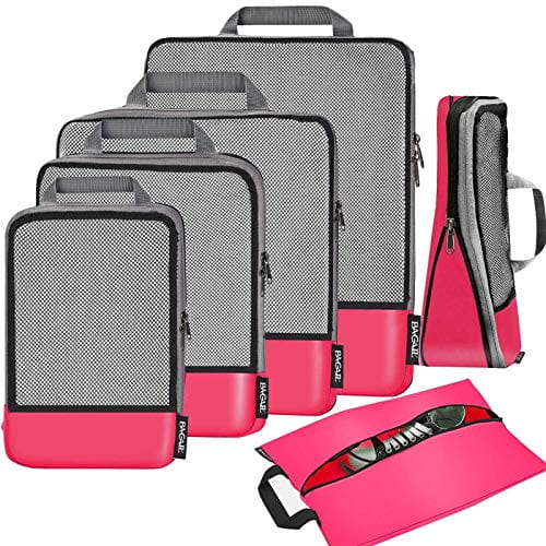 Compression Packing Cubes Travel Expandable Packing Organizers（4