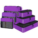 BAGAIL 8 Set Packing Cubes Luggage Packing Organizers for Travel Accessories BAGAIL STORAGE_BAG Purple 6 Set
