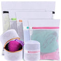 BAGAIL Mesh Laundry Bags,Premium Travel Storage Organization Wash Bags for Blouse, Hosiery, Stocking, Underwear, Bra Lingerie BAGAIL STORAGE_BAG Black/Pink 7