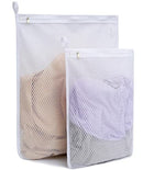 BAGAIL Mesh Laundry Bags,Premium Travel Storage Organization Wash Bags for Blouse, Hosiery, Stocking, Underwear, Bra Lingerie BAGAIL STORAGE_BAG White(1l, 1m)