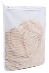 BAGAIL Mesh Laundry Bags,Premium Travel Storage Organization Wash Bags for Blouse, Hosiery, Stocking, Underwear, Bra Lingerie BAGAIL STORAGE_BAG White1l