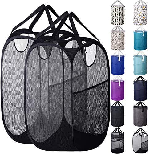 BATTOO Large Collapsible Laundry Basket with Lid Foldable Mesh Pop Up  Hamper with Handles for Laundr…See more BATTOO Large Collapsible Laundry  Basket
