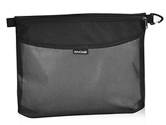 Bagail Ultralight Zipper Pouch Travel Packing Bags for Toiletries, Document, Electronics BAGAIL COSMETIC_CASE Black L+TPU composite mesh