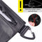 Bagail Water-resistant Airtight Zipper Pouch Ultra-light Travel Packing Bags for Toiletries, Document, Electronics-Black BAGAIL CARRIER_BAG_CASE
